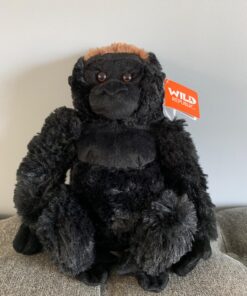 Wild Republic Silverback Gorilla Plush, Stuffed Animal, Plush Toy, Gifts for Kids, Cuddlekins 12 Inches 12 in 21 718D2kJbL