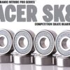 Skateboard Wheel & Truck Titanium Hardware by ACER Racing (Ceramic Skateboard Bearings)