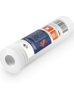 Alternative view of Aquaboon 1 Micron 10" x 2.5" Grooved Sediment Water Filter Replacement Cartridge for Any 10 inch RO Unit, Whole House Sediment Filtration, Compatible with P5, AP110, WFPFC5002, CFS110, RS14, 6-Pack