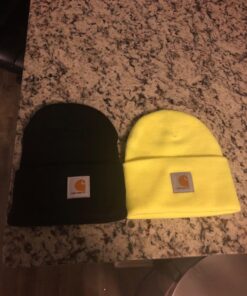 Carhartt Men's Knit Cuffed Beanie One Size Black 21 718Dck7u54L