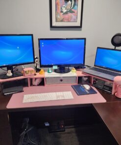 ZealSound Gaming USB Pink Microphone with Quick Mute for Phone Computer PC PS5,Studio Mic with Gain Control,Echo&Monitor Volume Adjust for Streaming Vocal Recording ASMR Podcast Video K66 24 718E apLhqL