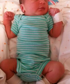 Gerber Baby Girls' 6-Pair Sock 0-3 Months White 23 718E95QwxbL