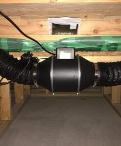 AC Infinity CLOUDLINE PRO T4, Quiet 4” Inline Duct Fan with Temperature Humidity VPD Controller, WiFi Integrated App Control - Ventilation Exhaust Fan for Heating Cooling, Grow Tents, Hydroponics 4-Inch PRO, Smart Controller 45 718ENRIBO0L