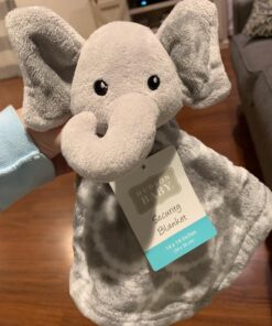Hudson Baby Unisex Baby Animal Face Security Blanket, Elephant, One Size 20 718FMyiZIkL