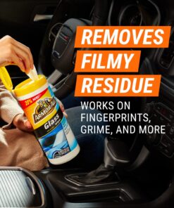 Armor All Liquid Auto Glass Cleaner, Glass Cleaners for Cars, Trucks, 22 Fl Oz Each 6 718G0G4cOsL