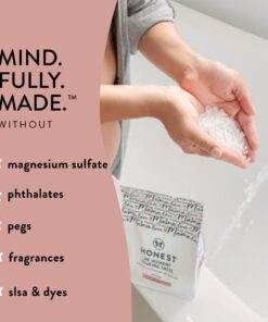 The Honest Company Honest Mama Me Moment Soaking Salts | Calming, Mineral-rich Dead Sea Salt Soak | 2 lbs 14 718GMG011FL