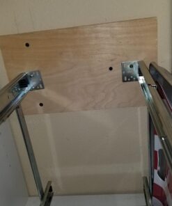 Rev-A-Shelf 2-Tier Kitchen Cabinet Pull Out 12" Cabinet Organizer for Pots, Pans, and Lid Cookware, Adjustable Heavy Duty Wire, Chrome, 5CW2-1222-CR 12 in. 62 718GgOM3CwL