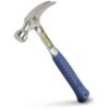 ESTWING Hammer - 16 oz Straight Rip Claw with Smooth Face & Shock Reduction Grip - E3-16S 16 oz (Ounces) 34 718GmjiwbAL