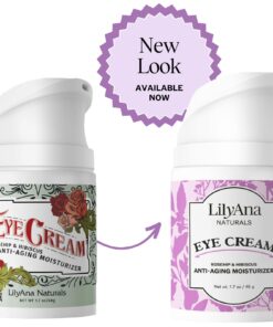 Alternative view of LilyAna Naturals Eye Cream for Dark Circles and Puffiness, Under Eye Cream for Wrinkles and Bags, Anti Aging Eye Cream helps Improve Dryness; for Sensitive Skin - 1.7 oz - Made in USA Rosehip and Hibiscus 1.70 Fl Oz (Pack of 1)