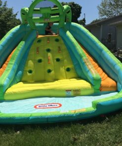 Little Tikes Rocky Mountain River Race Inflatable Slide Bouncer Multicolor, 161.00''L x 169.00''W x 103.00''H --- Weight: 50.00lbs. Little Tikes Bouncer 35 718HdVd107L