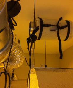 VIVOSUN Ventilation Kit 6 Inch 390 CFM Inline Duct Fan with 6" x 16"Carbon Filter Odor Control System with Australia Virgin Charcoal for Grow Tent Ventilation R6 w/ Carbon Filter 40 718Hou2H6L