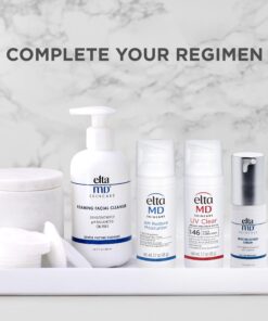 EltaMD Foaming Facial Cleanser, Foaming Face Wash for Oily Skin, Gently Cleanses and Helps Remove Oil and Dead Skin Cells, Daily Face Wash for Morning and Night Use, For All Skin Types, 2.7 oz Pump 7 Fl Oz (Pack of 1) 31 718I2pKteIL