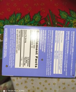 Zarbee's Kids 1mg Melatonin Chewable Tablet, Drug-Free & Effective Sleep Supplement, Easy to Take Natural Grape Flavor Tablets for Children Ages 3 and Up, 30 Count Grape Tablets, 30ct 49 718IKKzxoL