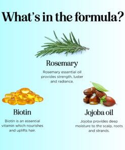 Volumizing Biotin Shampoo and Conditioner Set - Sulfate Free Shampoo and Conditioner for Dry Damaged Hair Care - Thinning Hair Shampoo and Conditioner with Nourishing Biotin and Rosemary Oil (8oz) 8.00 Fl Oz (Pack of 2) 23 718IX0RihzL