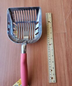 DuraScoop® Premium Multicat Cat Litter Scoop | Solid Metal | Litter Box Tray Pan Sifter Random Color 44 718IXHTOC9L