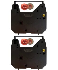 Alternative view of FJA Products Compatible Typewriter Ribbons & Correction Tape Spools for Brother AX10, AX15, SX4000, GX6750 Typewriters. Includes 2 Black Typewriter Cassettes and 2 Lift Off Correction Spools