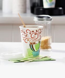 Dixie PerfecTouch 12 oz. Insulated Paper Hot Coffee Cup by GP PRO (Georgia-Pacific), Coffee Haze, 5342CDSBP, 160 Cups Per Case, Coffee Haze Design 13 718IiYLrRgL