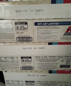 Atkins Milk Chocolate Delight Protein Shake, 15g Protein, Low Glycemic, 2g Net Carb, 1g Sugar, Keto Friendly, 12 Count 36 718KNuaVbNL