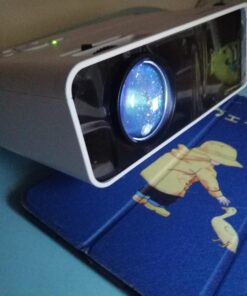 Movie Projector, SMONET 1080P HD Projector 7500L Home Projector Video TV Projector Mini Portable LED Projector Outdoor Indoor Wall Compatibale with TV Stick Laptops PC PS5 HDMI USB A-White 45 718KdI06QQL