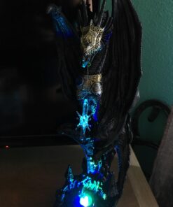George S. Chen Imports SS-G-71223 Dragon with Lighting LED Crystal Ball Collectible Figurine Statue Model 37 718LG6TxL