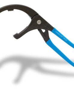 Alternative view of CHANNELLOCK 212 12-inch Oil Filter/PVC Pliers | Made in USA | 2.5 to 3.75-inch Jaw Capacity | Forged High Carbon Steel | Ideal for Engine Oil Filters, Conduit, and Fittings , Blue