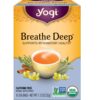 Yogi Tea - Breathe Deep (6 Pack) - Supports Respiratory Health with Eucalyptus, Thyme, and Mullein Leaves - Caffeine Free - 96 Organic Herbal Tea Bags 37 718LTp883L