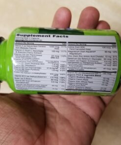 NATURELO One Daily Multivitamin for Men - with Vitamins & Minerals + Organic Whole Foods - Supplement to Boost Energy, General Health - Non-GMO - 60 Capsules - 2 Month Supply 60 Count (Pack of 1) 36 718M0eKfmL