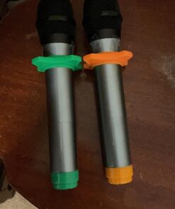 FIFINE UHF Dual Channel Wireless Handheld Microphone, Easy-to-use Karaoke Wireless Microphone System-K036 52 718M4h diuL