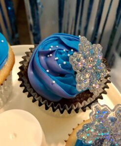 Snowflake Cupcake Rings - Set of 24 24 718MBSLahL