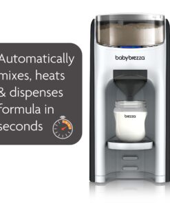 Alternative view of New and Improved Baby Brezza Formula Pro Advanced Formula Dispenser Machine - Automatically Mix a Warm Formula Bottle Instantly - Easily Make Bottle with Automatic Powder Blending Advanced, White