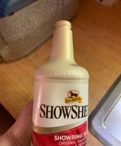 Absorbine ShowSheen Hair Polish & Detangler 32oz Refill Bottle, Horse and Dog Coat, Mane and Tail, Instant Detangling & Reduces Hair Breakage for Healthy Grooming & Radiant Shine 15 718MGg71FyL 1