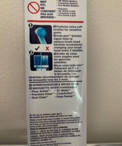 Oral-B Sensitive Gum Care Electric Toothbrush Replacement Brush Heads Refill, 3 Count Sensitive Gum Care Refills (3) 24 718MhYlG4CL