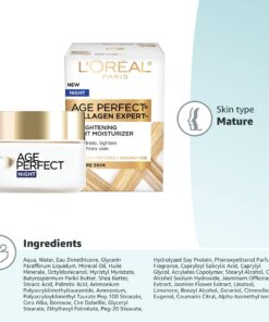 L'Oreal Paris Skin Care Age Perfect Night Cream, Anti-Aging Face Moisturizer With Soy Seed Proteins, 2.5 Oz 2.5 Ounce (Pack of 1) 32 718Mz5yKUvL