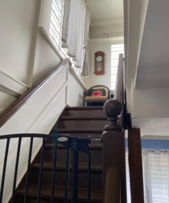 Pendulum Wall Clock Battery Operated - Large Hanging Grandfather Wall Clock with Pendulum - Quiet Wood Pendulum Clock - Wooden Wall Clock for Living Room Decor, Office & Home Décor Gift 27x11 Medium Wood 35 718MzVfvnpL 2