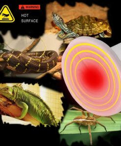 Alternative view of OMAYKEY 2 Pack 75W Ceramic Heat Emitter, Reptile Heat Lamp Bulb, Infrared Ceramic Heat Lamp for Reptiles, Amphibians, Chicken Brooder Coop Lizard Turtle Snake Aquarium, No Light No Harm, ETL Listed