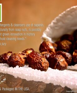 Alternative view of NaturOli Soap Nuts/Soap Berries - 1-Lbs organic (240 loads) + 18X Travel Bottle! Select Seedless - 1 Wash Bag, 8-pg info, Tote Bag. Organic Laundry Soap