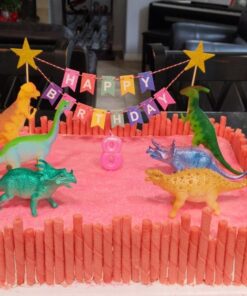 Dinosaur Figure, 7 Inch Jumbo Dinosaur Toy Playset(12 Pack), Safe Material Assorted Realistic Dinosaur,Yeonha Toys Vinyl Plastic Dino Dinosaur Set Party Favors Toys for Kids Boys Toddler Educational 32 718OQsBQi5L