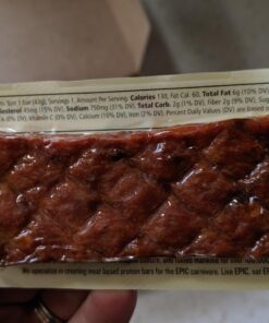 Epic Provisions Chicken Sriracha Protein Bars, Whole30, Keto Friendly, 12 ct, 18 oz 39 718ObEjAcGL