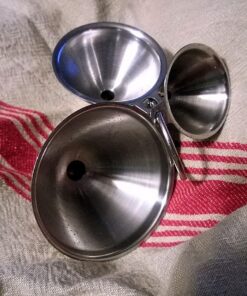 Norpro Stainless Steel Funnels, Set of 3, Silver Pack of 1 31 718OclEBSJL