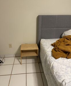 LASUAVY Bamboo Nightstands Set of 2 – Stackable Side Tables with Open Storage Compartment – Rustic Wood Bedside Tables for Bedroom, Living Room, Nursery – Modern and Versatile,Natural 1 52 718P7JiFmCL