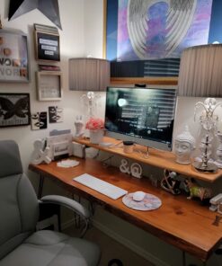 OfficeGoods Acrylic Tape Dispenser - Beautiful Modern Accessory for The Stylish Desk at Home, The Office, or School - Holds Standard, Large & Extra-Large Tape Rolls - Silver 24 718PHGwLm L