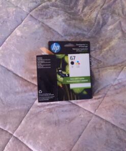 HP 67 Black/Tri-color Ink Cartridges (2 Count - Pack of 1) | Works with HP DeskJet 1255, 2700, 4100 Series, HP ENVY 6000, 6400 Series | Eligible for Instant Ink | 3YP29AN 32 718PSNrTxFL
