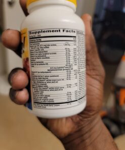 Nature's Way Alive! Men's Daily Ultra Potency Complete Multivitamin, High Potency B-Vitamins, Supports Energy Metabolism*, 60 Tablets 41 718PUQ3pedL