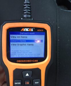 ANCEL AD410 Enhanced OBD II Vehicle Code Reader Automotive OBD2 Scanner Auto Check Engine Light Scan Tool (Black/Yellow) 58 718PWUz5 jL