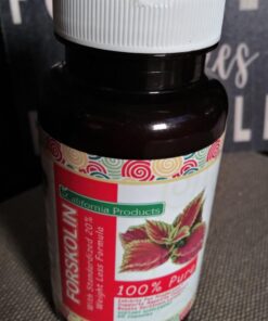 100% Forskolin Supplement - Pure Forskolin Extract Supplement with Potent Coleus Forskohlii 500 mg for Enhanced Energy for Adults - Plant-Based Energy Supplements for Women and Men - 60 Capsules 36 718QIjLoeqL