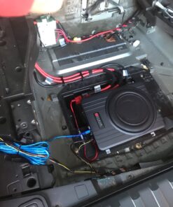 Scosche LOC2SL Line Output Converter Adjustable Amplifier Add On Module for Car Stereo, 2-Channel Signal Sensing Speaker Wire to RCA Adapter with Remote Control Knob, Black 90W 47 718QNhNXzvL