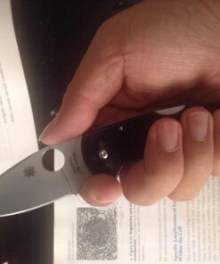 Spyderco Native 5 Lightweight Signature Knife with 2.95" CPM S30V Steel Blade and Black FRN Handle - PlainEdge - C41PBK5 31 718QZWkjRiL