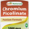 Best Naturals Chromium Picolinate 1000 mcg 120 Tablets