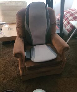 Snailax Shiatsu Massage Cushion with Heat Massage Chair Pad Kneading Back Massager for Home Office Seat use Black SL-256 42 718RCoOvZyL