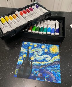 Amazon Basics Acrylic Paint Tubes, 24 Colors 57 718RJa3YtpL